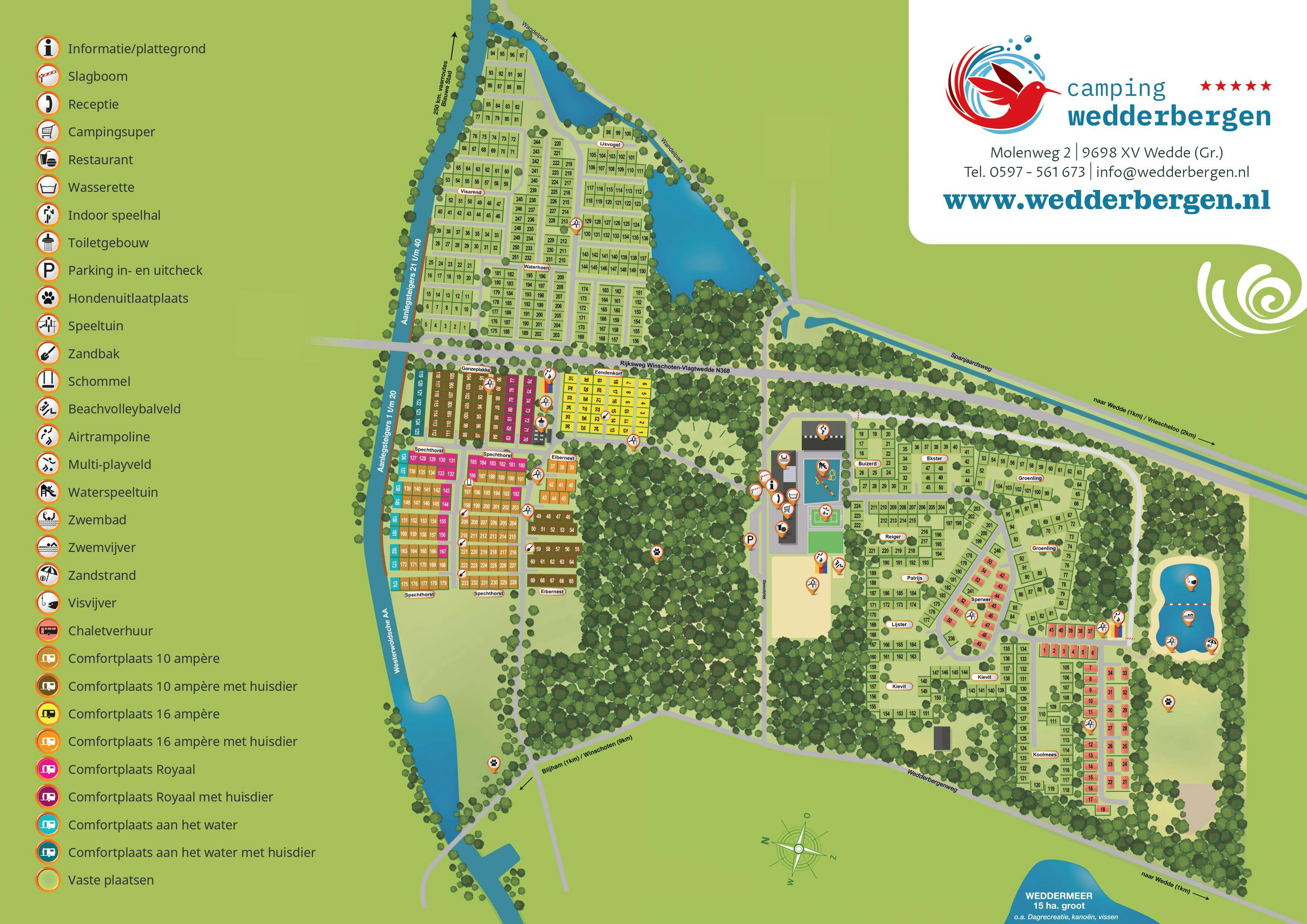 Camping Wedderbergen, Wedde