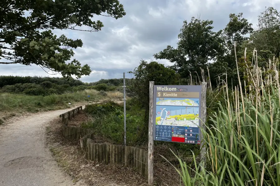 Cadzand, overgang Kievitte
