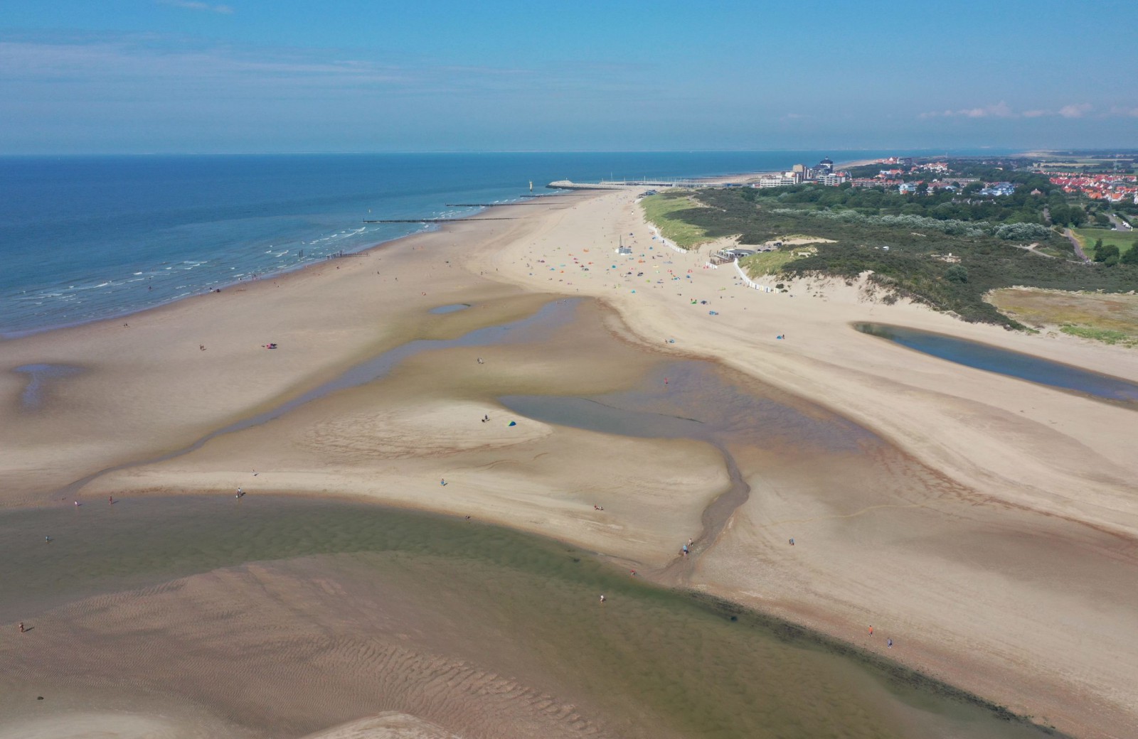 Het Zwin, overgang Noordzee