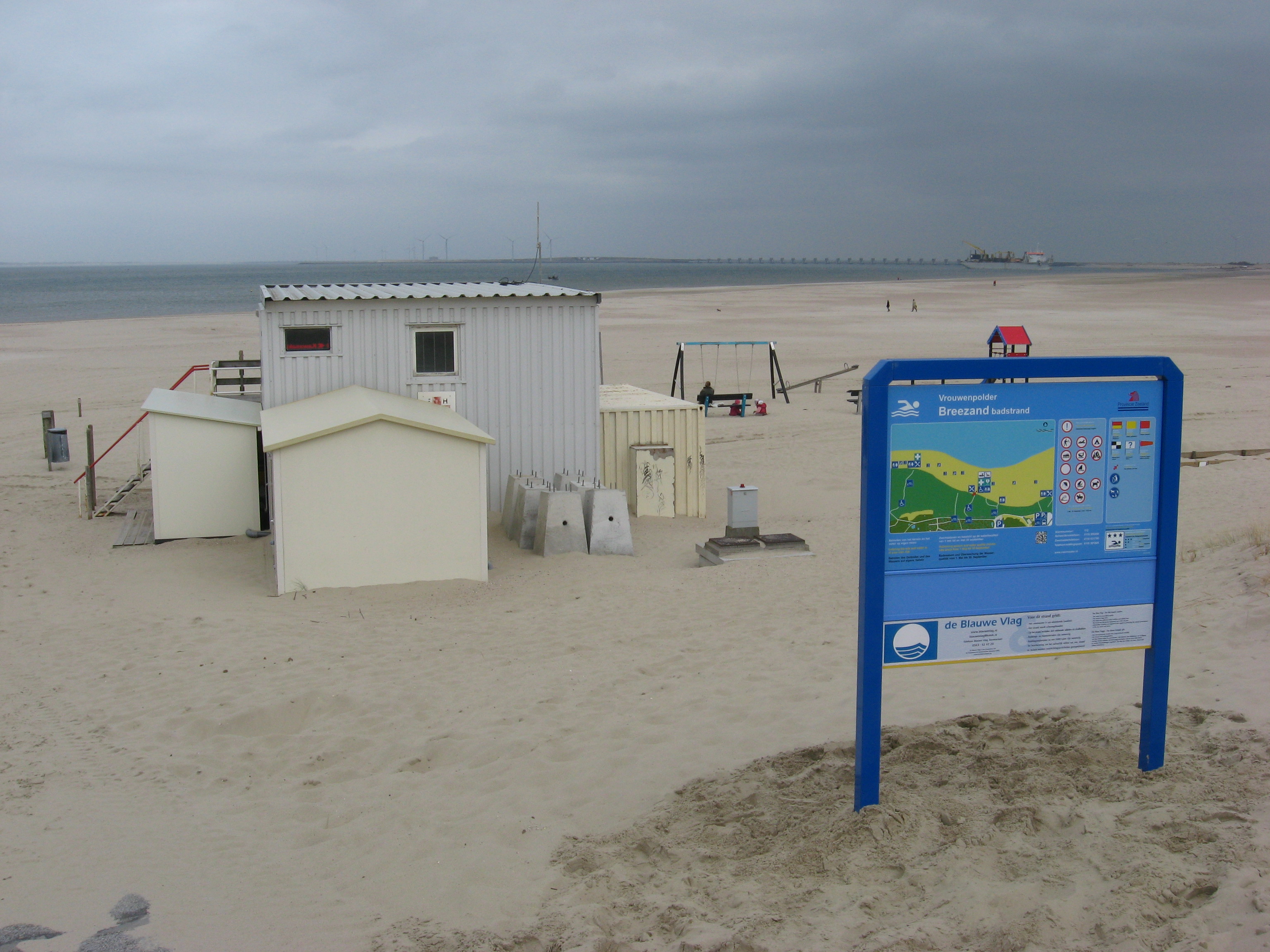 Breezand, overgang de Zandput