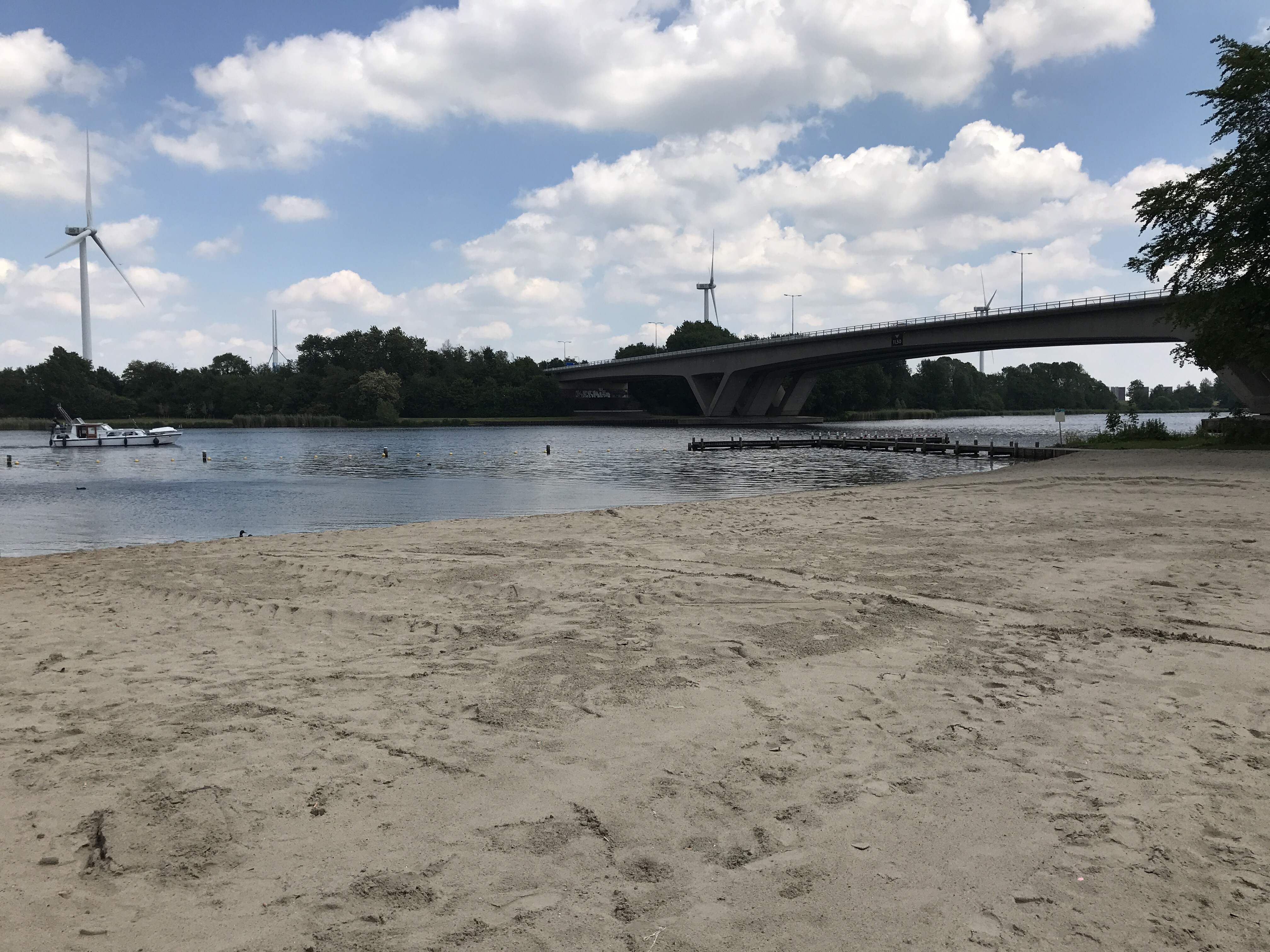 Brielse Meer Brielsebrug Zuidzijde